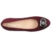 BIOECO SHOE 6736 3034 - BURGUNDY SUEDE